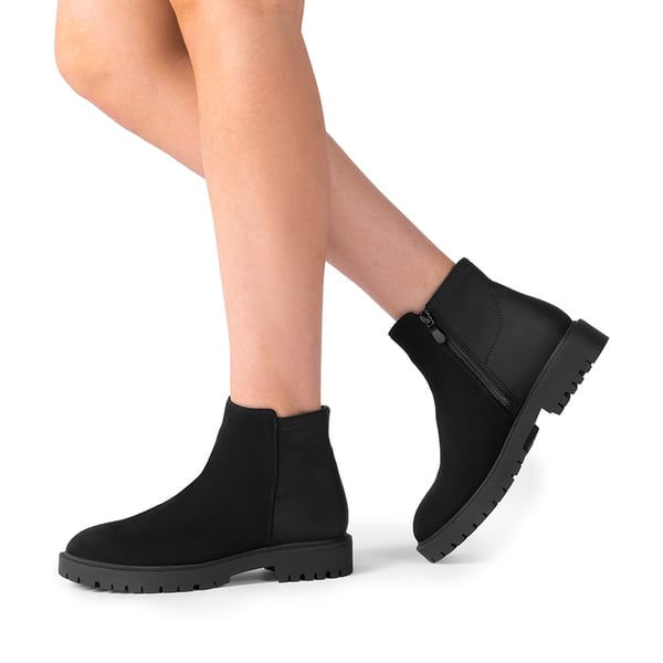 Dream Pairs Chelsea Low Heel Pull-On Ankle Boots