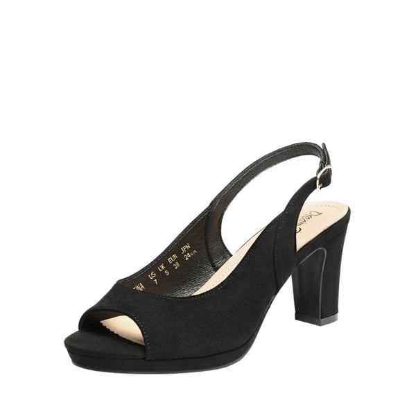 dream pairs Chunky Heel Peep Toe Slingback Sandals