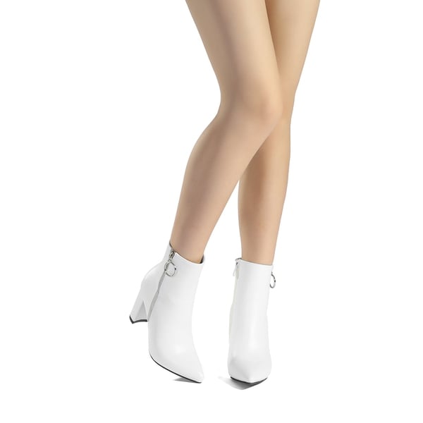 Dream Pairs Chunky High Heel Ankle Boots