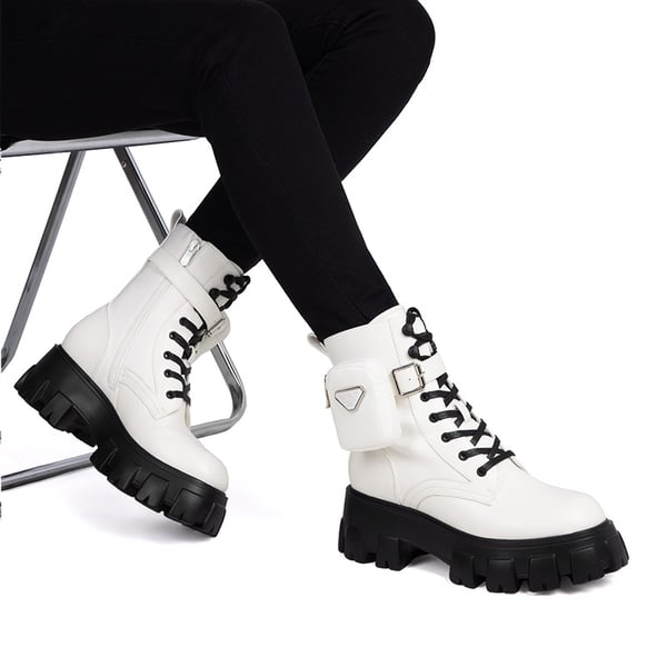 Dream Pairs Chunky Lace-up Ankle Boots