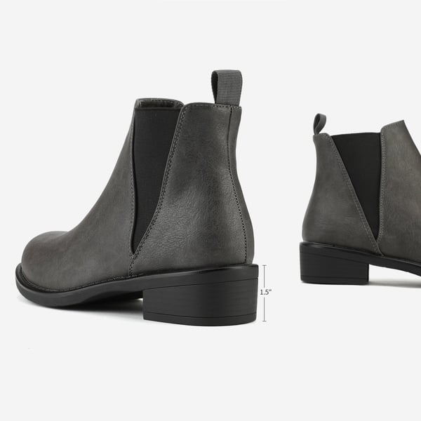 Dream Pairs Chunky Low Heel Ankle Booties