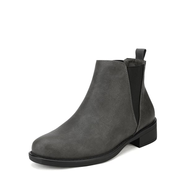 dream pairs Chunky Low Heel Ankle Booties