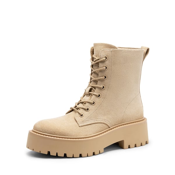 dream pairs Chunky Non-Slip Combat Ankle Boots