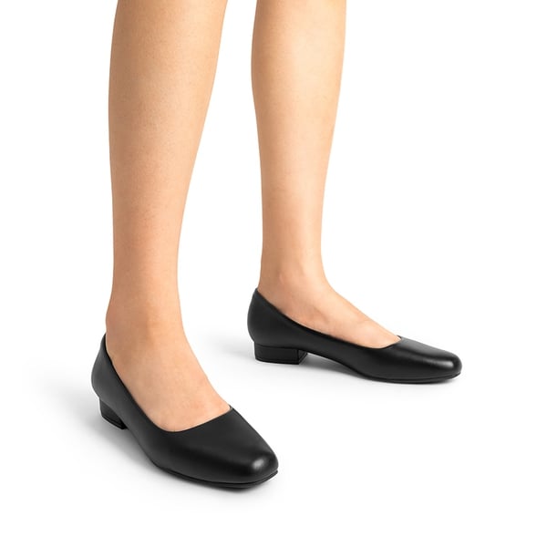 Dream Pairs Classic Low Block Heel Slip-On Pumps