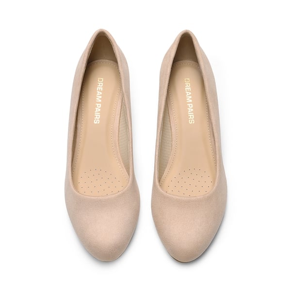 Dream Pairs Classic Slip-On Wedge Heel Pumps