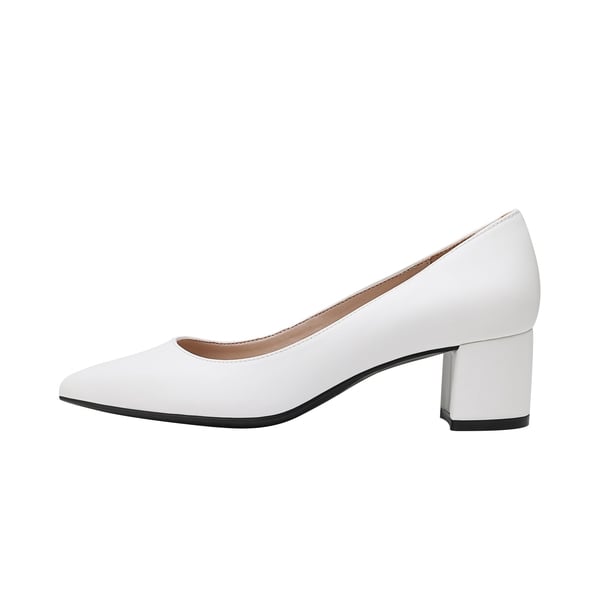 Dream Pairs Closed Toe Block Heel Pumps