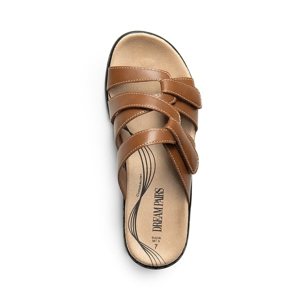 Dream Pairs Comfort Arch Support Slide-in Sandals