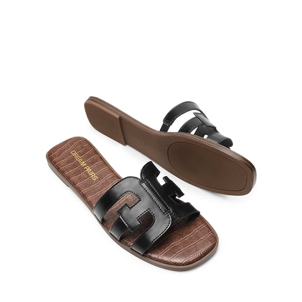 Dream Pairs Comfort Slip Resistance Slide Sandals