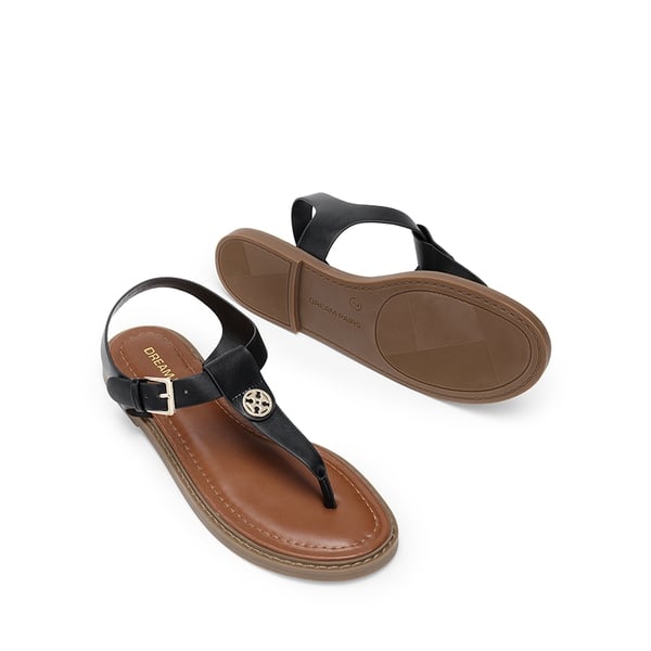 Dream Pairs Comfortable Chic T-strap Flat Sandals
