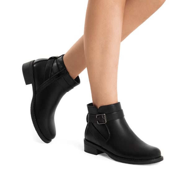 Dream Pairs Comfortable Low Block Heel Ankle Boots