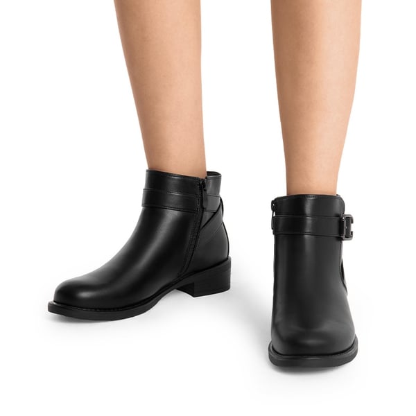 Dream Pairs Comfortable Low Block Heel Ankle Boots