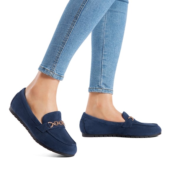 Dream Pairs Comfortable Metallic Slip On Loafers