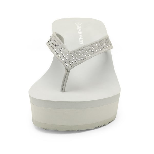 Dream Pairs Comfortable Platform Flip Flops