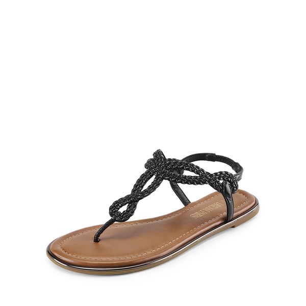 dream pairs Comfortable T-Strap Thong Flat Sandals
