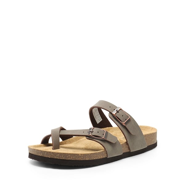 dream pairs Cork Footbed Thong Slide Sandals