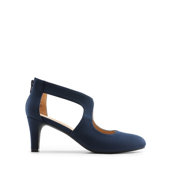 Dream Pairs Cutout Pointy Toe Kitten Heel Pumps