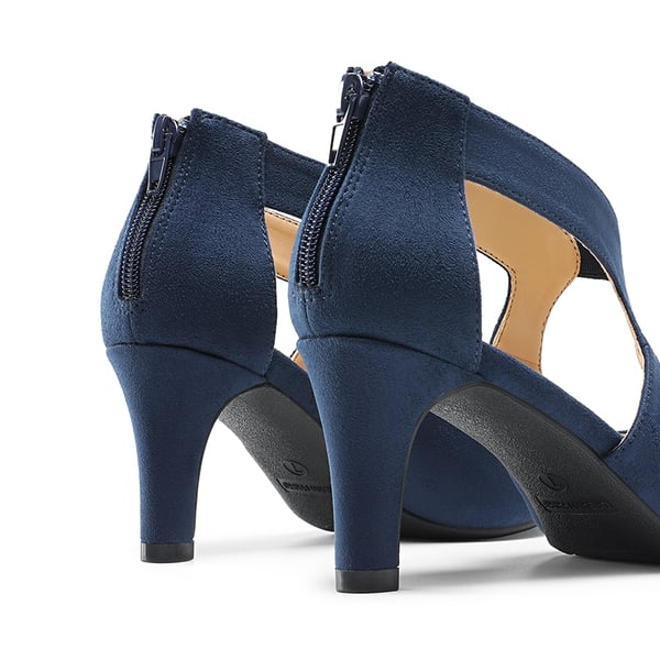 Dream Pairs Cutout Pointy Toe Kitten Heel Pumps