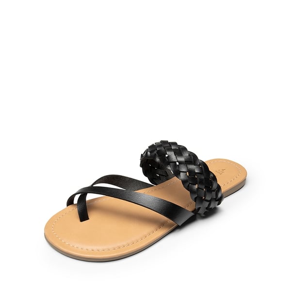 dream pairs Durable Braided Slide Flat Sandals