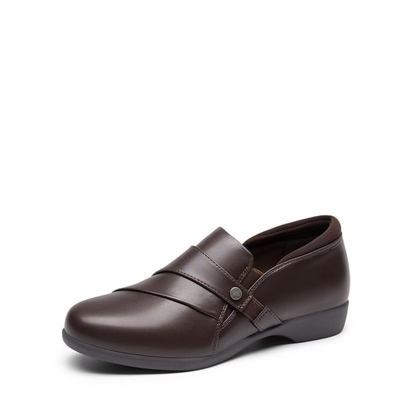 dream pairs Ergonomic Slip-On Vegan Leather Flats