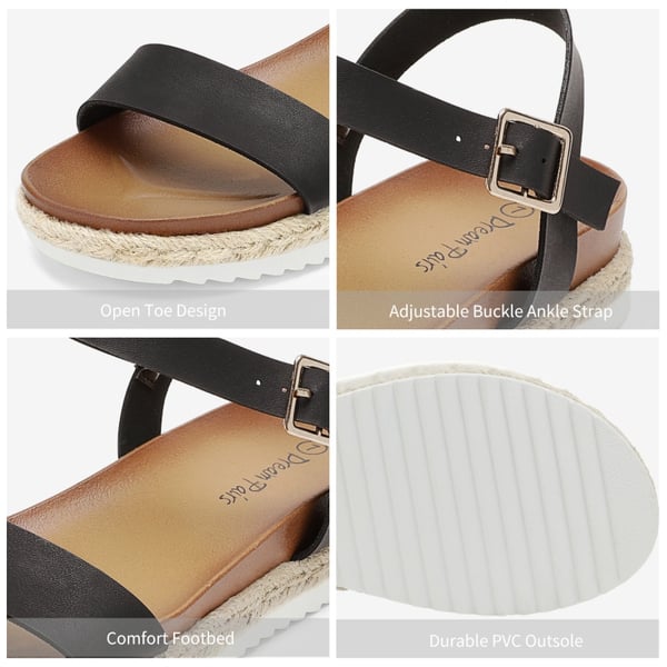 Dream Pairs Espadrille Platform Sandals