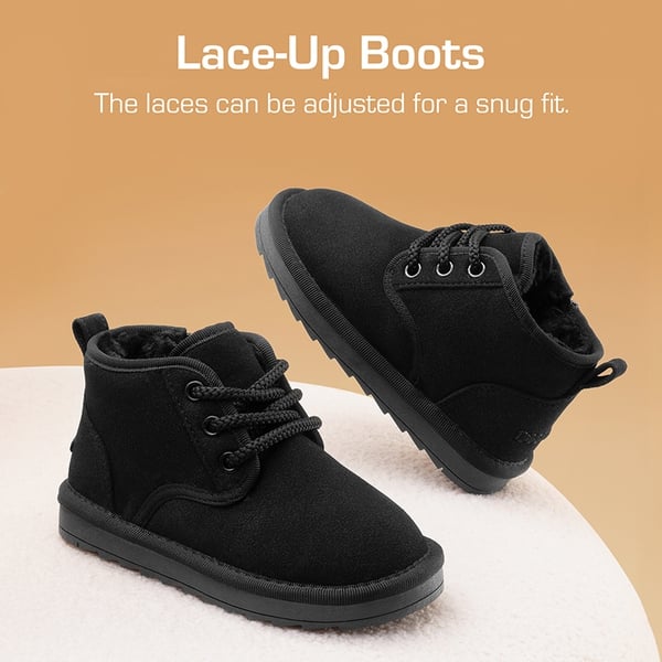 Dream Pairs [FuzzyGo Kid's Cozy] Snow Ankle Boots