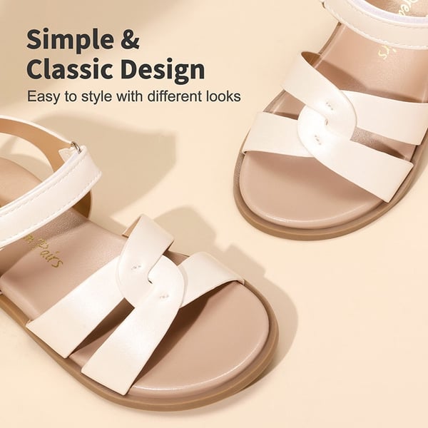 Dream Pairs Girls Ankle Strap Strappy Flat Sandals