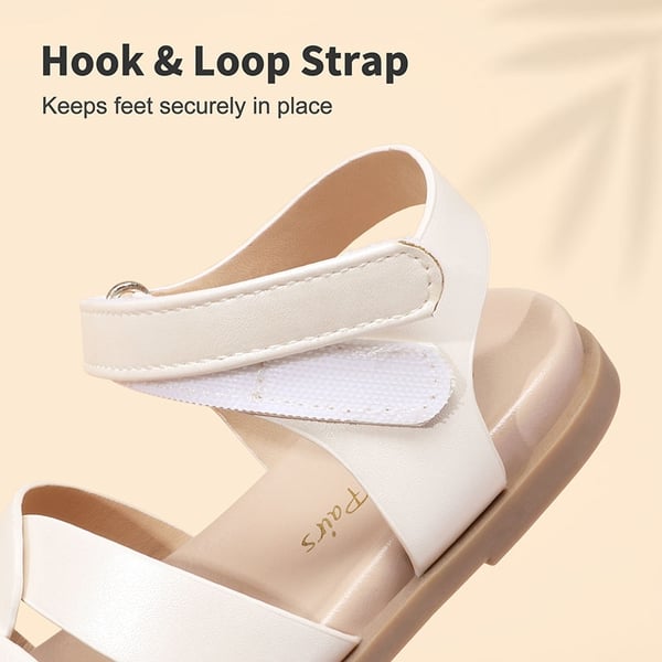 Dream Pairs Girls Ankle Strap Strappy Flat Sandals