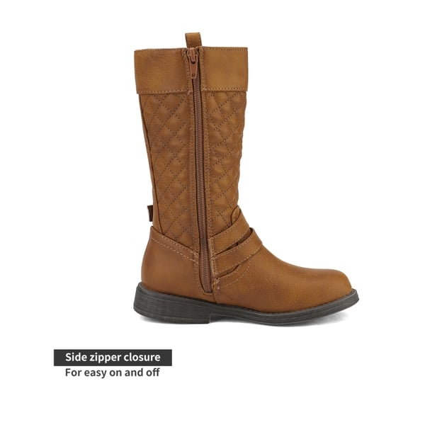 Dream Pairs Girls Knee High Fashion Riding Boots