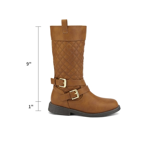 Dream Pairs Girls Knee High Fashion Riding Boots