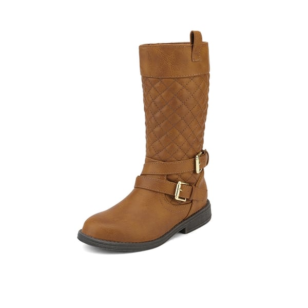 dream pairs Girls Knee High Fashion Riding Boots