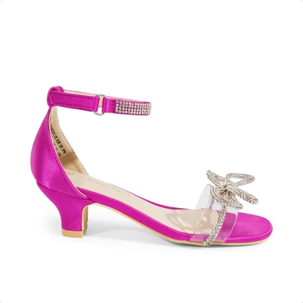 Dream Pairs Girls Low Heel Ankle Strap Sandals