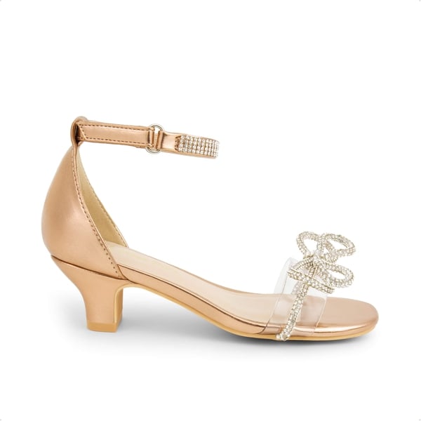 Dream Pairs Girls Low Heel Ankle Strap Sandals