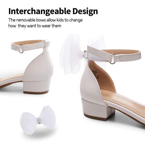 Dream Pairs Girls Low Heel Dress Sandals