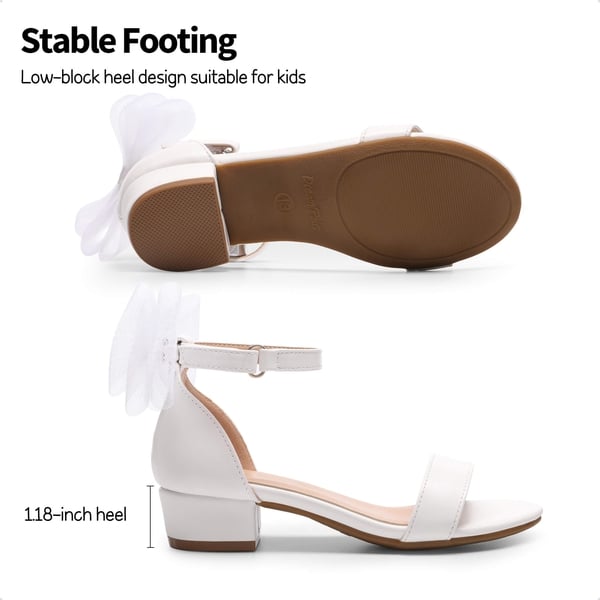 Dream Pairs Girls Low Heel Dress Sandals