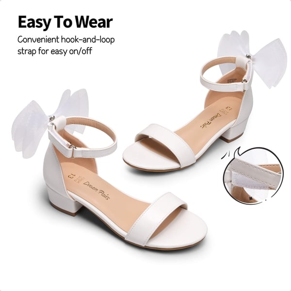 Dream Pairs Girls Low Heel Dress Sandals