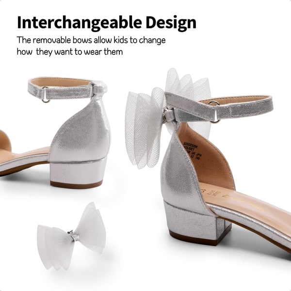 Dream Pairs Girls Low Heel Dress Sandals