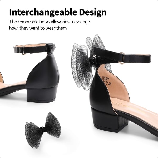 Dream Pairs Girls Low Heel Dress Sandals