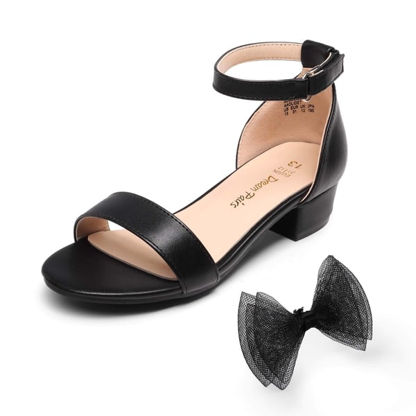 dream pairs Girls Low Heel Dress Sandals