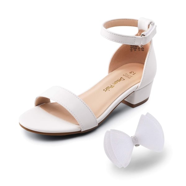 dream pairs Girls Low Heel Dress Sandals