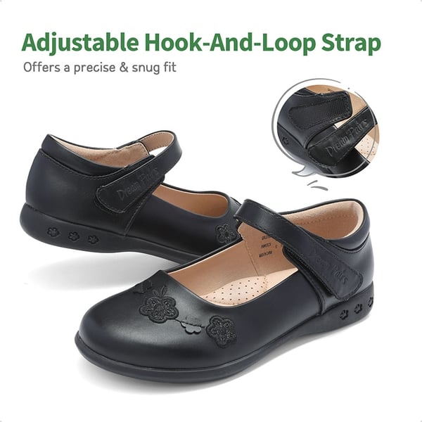 Dream Pairs Girls Mary Jane Flower Dress Flats