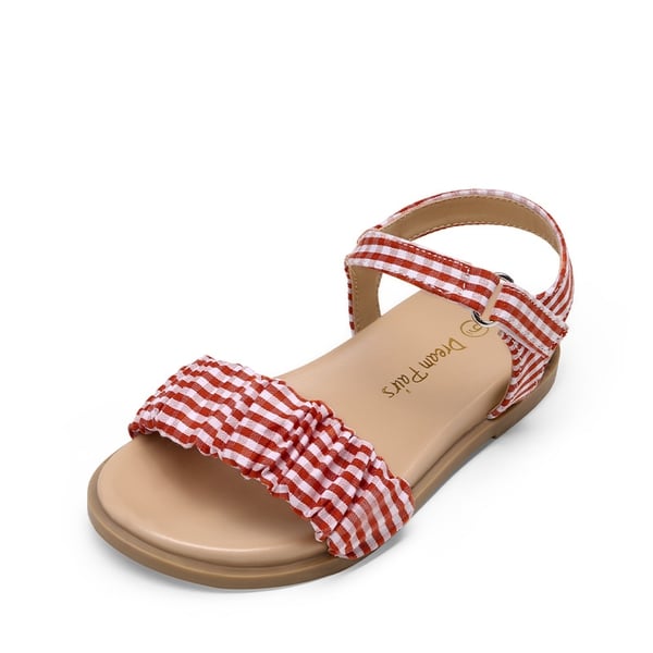 dream pairs Girls Open-toe Non-Slip Flat Sandals