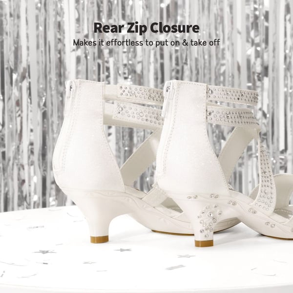 Dream Pairs Girls Toddler Rhinestones Sandals