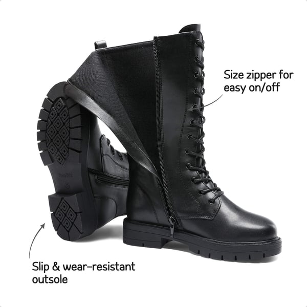 Dream Pairs Girls Zipper Knee High Riding Boots