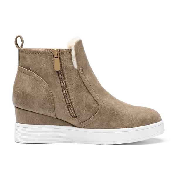 Dream Pairs Hidden Heel Platform Wedge Booties