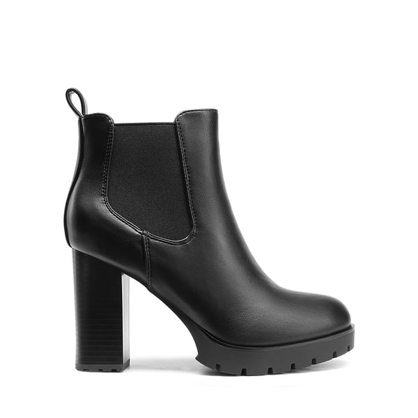 Dream Pairs High Heel Chunky Chelsea Boots