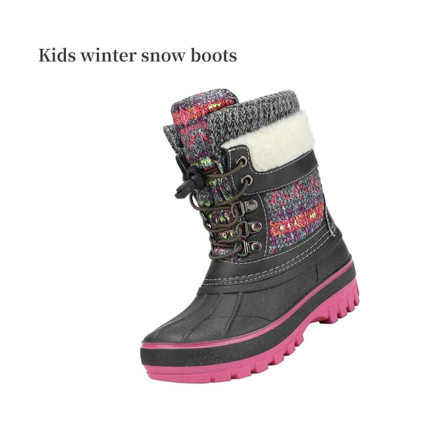 Dream Pairs Insulated Snow Kids Waterproof Boots