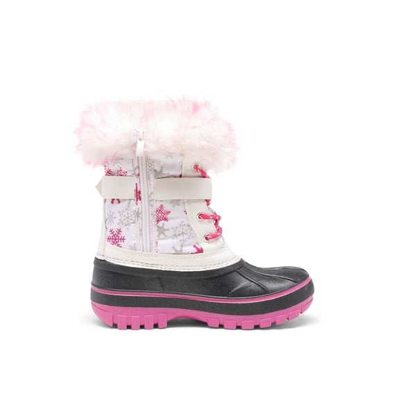 Dream Pairs Kids Faux Fur Trim Mid-calf Boots