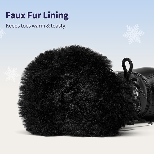 Dream Pairs Kids Faux Fur Winter Snow Boots