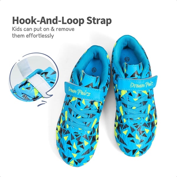 Dream Pairs Kids Hook-and-loop Strap Soccer Cleats