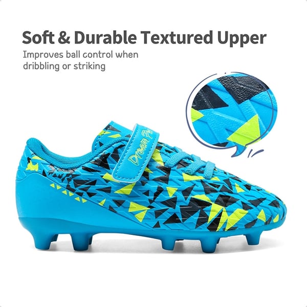 Dream Pairs Kids Hook-and-loop Strap Soccer Cleats